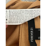 Forever 21  Bolero Top Womens Size L Brown Long Sleeve Open Back Tie Neck Waist Photo 7