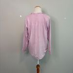 J.Crew Point Sur Ruffle Classic Popover Blouse Shirt Clip Dot Pink Size 2 Photo 2