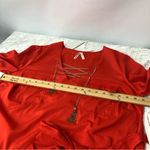 Live 4 Truth  orange and gold chiffon dress w/belt 1x Photo 11