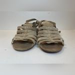 Schutz  Sandals Tan Lace Up Block Heel Melancy Strappy Size 7.5‎ Photo 7