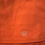 Athleta  Women's Activewear Sport Bra Halter Sleeve Orange Medium Padded Photo 3