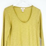 Sundance  Latitudes Long Sleeve Top S Yellow Photo 3