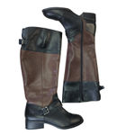 Ralph Lauren Womens  Maritza Riding Knee High‎ Boots Black Brown Size 6.5B Photo 7