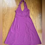 Patagonia Women’s Halter Top Mini Dress Size Small Purple Spring Athleisure Photo 8