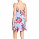 Parker Ruffle Front Sleeveless Floral Dress Red S Photo 1