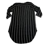 Romeo + Juliet Couture Striped Button Up High Low Hem Tunic Shirt Size L Photo 1