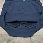 Title Nine  17” Clamber Stretch Hiking Casual Travel Skirt Skort Navy Blue Size 6 Photo 3