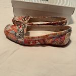 Anne Klein Flex Pink Snakeskin Loafers Women’s 6M silver buckle mocassin flats Photo 1
