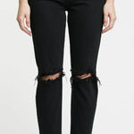 Pistola  Nico Ember High Rise Skinny Distressed Black Jeans‎ Size 27 Denim Slim Photo 0