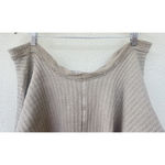 Free People Sweater Womens Small Magic Thermal Tee We The Free V Back Scoop Photo 3