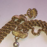 Vendome Vintage Gold Tone Shimmer Beads Beaded Double Strand Necklace Photo 8