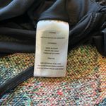 Almost Famous Black Crop Blouse with Puff Sleeves and Tie Front SZ S Wide Neck Photo 9