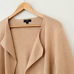 J.Crew  365 Juliette collarless sweater-blazer cotton wool blend camel size S Photo 7