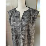 Banana Republic  Top Womens Small Sleeveless Black White Business Casual NWT $65 Photo 1