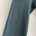 SKIMS Cotton Rib Henley Dress in Spruce, Size XXS Photo 5