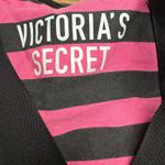 Victoria's Secret Pink Black Stripe Duffle Bag Weekend Travel Gym Bag Photo 2