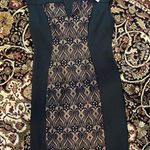 Connected Apparel Chic Black Dress with black and nude Lace Detail 8 Photo 0