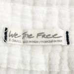 Free People  Cozy Dreams Top Textured Cotton Loose Pullover in Soft White Size XS Photo 9