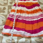 Jack by BB Dakota Jack Jamband‎ Wave Dress Striped Sleeveless Fit & Flare Pink Orange 4 Photo 7