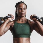 Nobull NWT High-Neck Sports Bra - XXL - Deep Teal Heather Photo 0