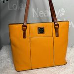 Dooney & Bourke  Orange Pebbled Grain Lexington Tote Photo 13