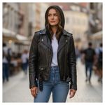 Harley Davidson NWT 3 in 1 Leather motorcycle jacket black small Photo 1