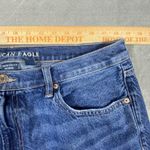 American Eagle  Low Rise Baggy‎ Wide Leg Jeans Women's 16 Short Distressed Photo 6