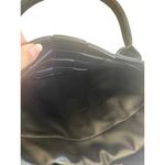 Melie Bianco Anthropologie  Lyndsey Vegan Leather Woven Crossbody Purse Black NWT Photo 2