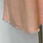 J.Jill Light Pink Linen Blend Fringe Bottom Tank Size XS Photo 4