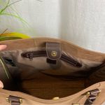 Diane Von Furstenberg  Brown & Tan Suede Large Maxi Tote Bag Handbag Photo 6