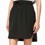 Lululemon Athletica Black On The Fly Skirt Size 4 Photo 3