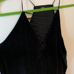 EXPRESS Velvet Black Tank Top Photo 0