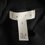 Leith  Short Sleeve Mock Neck Sweater Black Size Small Photo 2