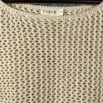 J.Crew Linen Cotton Open Knit Sweater Cream Pullover Slouchy Women's M Photo 1