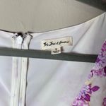 For Love & Lemons Atlanta Puff Sleeve Button Mini Dress Purple Floral S Photo 5