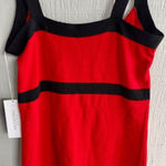 Valentino NWT Cashmere Wool Sleeveless Sweater in Red Size IT 48 Deadstock Photo 6