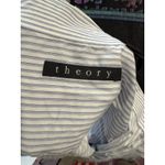 Theory  Striped Essential Button-Down‎ Shirt, Size Large Photo 3