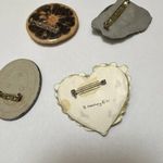 Lot Of 4 Handmade Hand Crafted Novelty Brooch Pins Photo 8