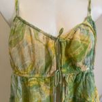 American Eagle  Y2K Tie Front Baby Doll Top sz XL Photo 3