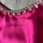 Lulus Pink Satin Mini Dress with Pearl Straps Photo 7