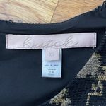 Anthropologie Hutch Leopard Print Blouse XS Black Gold Metallic Holiday Party Photo 8