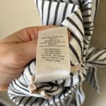 Wilfred  black and white striped tie back capri pants Photo 8