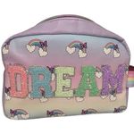 Miss Gwen’s OMG Accessories Cosmetic Pouche DREAM, RAINBOW, Glitter, lavender Purple Photo 0