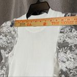 Peach Women’s Sexy Puff Long Sleeve White Top Size M Photo 9