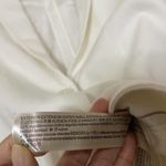 Massimo Dutti  white ivory tweed knit lightweight blazer jacket size US 2 Photo 5