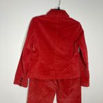 Vintage Talbots rusty red corduroy blazer trouser set women's size 4 Photo 8