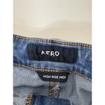 Aero High Rise Midi Shorts Womens Size 8 Denim Blue 5 Photo 4