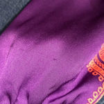 Juicy Couture Shift Dress 3/4 Sleeve Purple Satin Pink Paisley Design Size 2 Photo 13