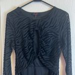 Fiestar Zebra Print Black Cutout Mini Dress. Size L Photo 2