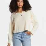 Billabong  Mai Tai Long Sleeve Top Cream‎ Ivory S Photo 1